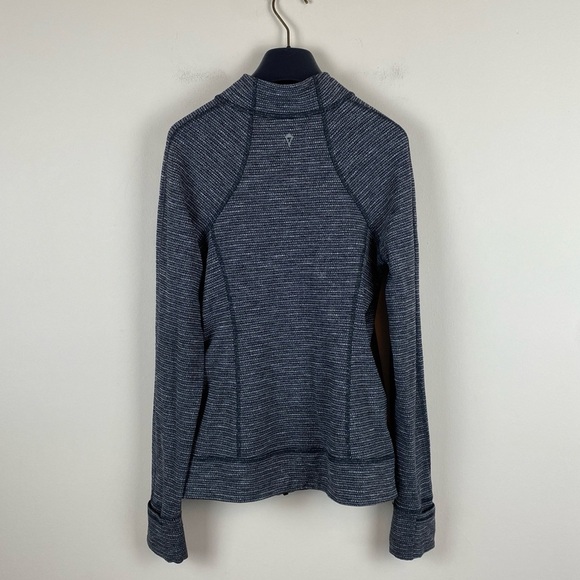 Ivivva by Lululemon Perfect Your Practice Jacket in Coco Pique Black White - Picture 2 of 7